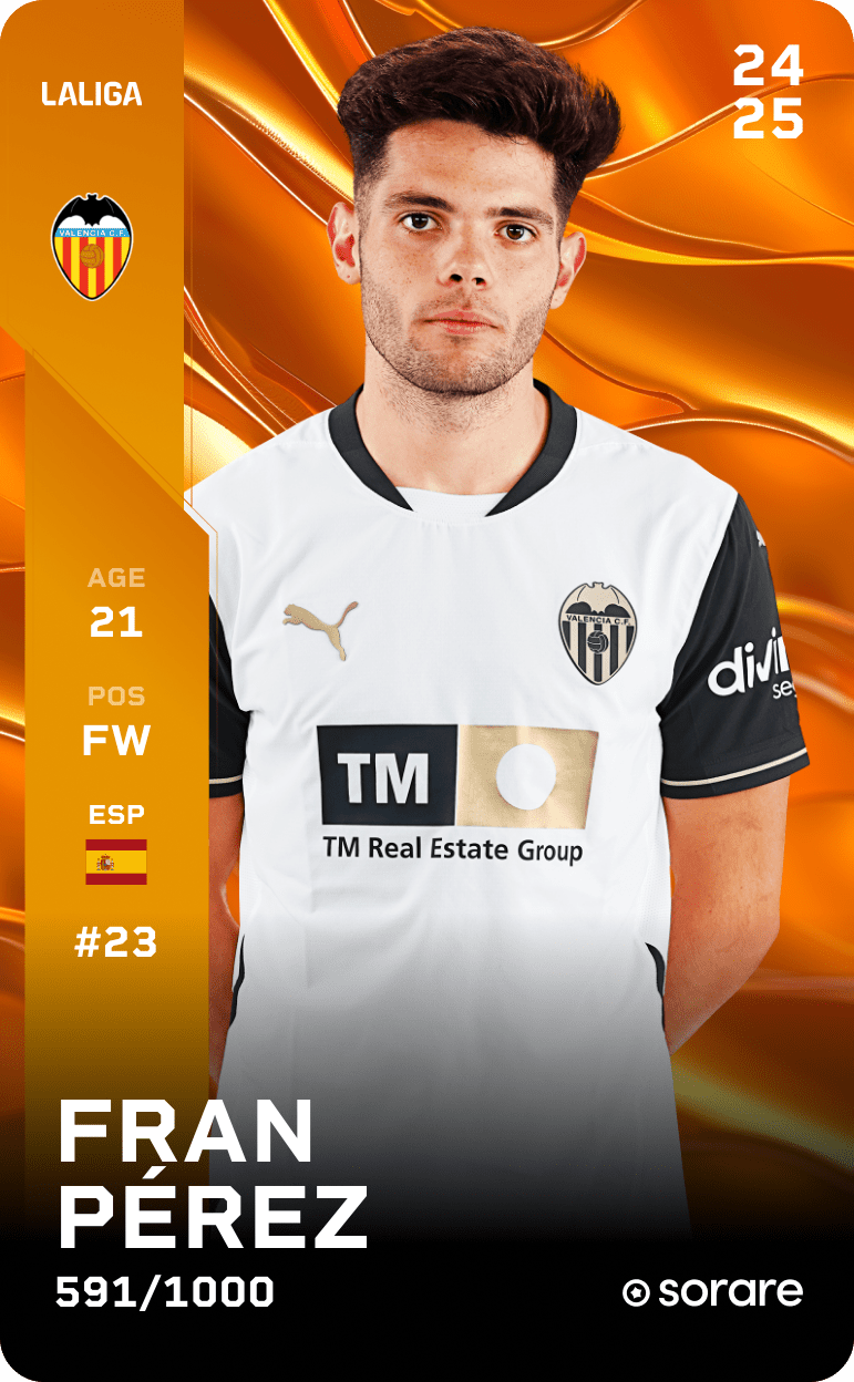 Fran Pérez 2024-25 • Limited 591/1000