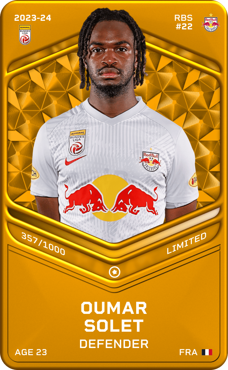 Oumar Solet 2023-24 • Limited 357/1000