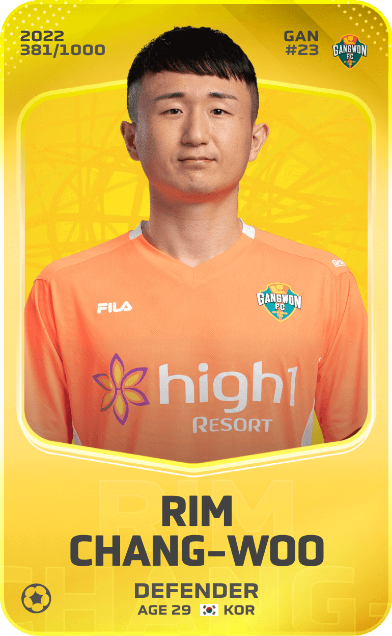 Rim Chang-Woo 2022-23 • Limited 381/1000