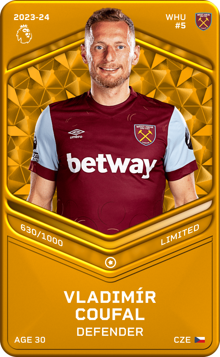 Vladimír Coufal 2023-24 • Limited 630/1000