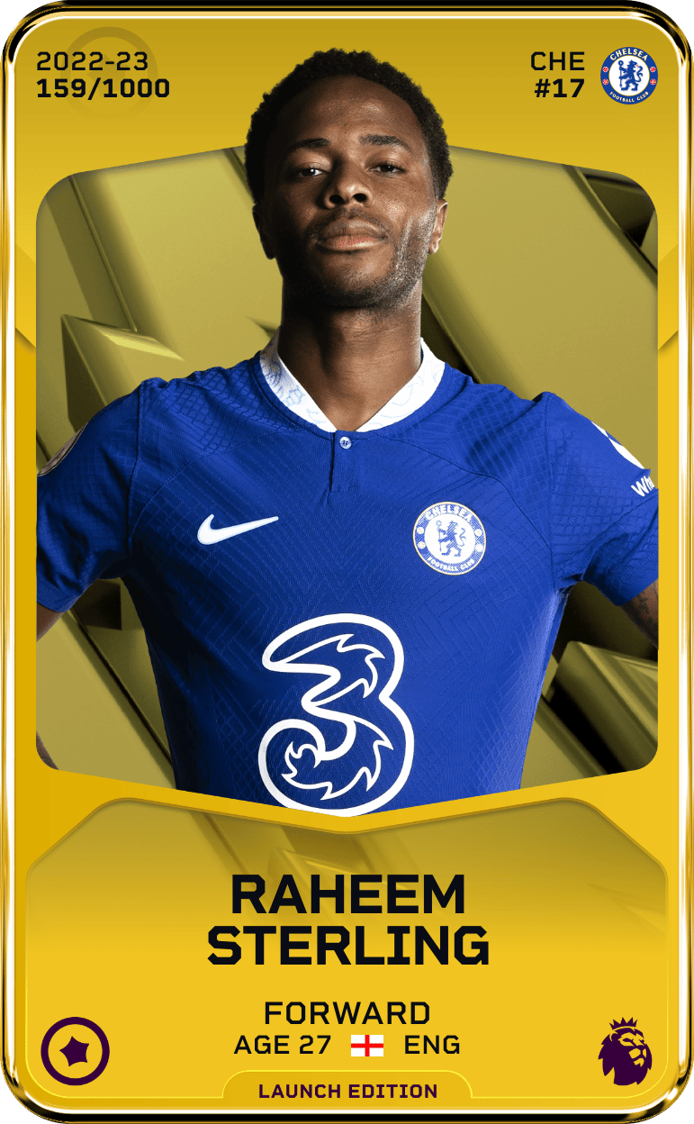 Raheem Sterling 2022-23 • Limited 159/1000