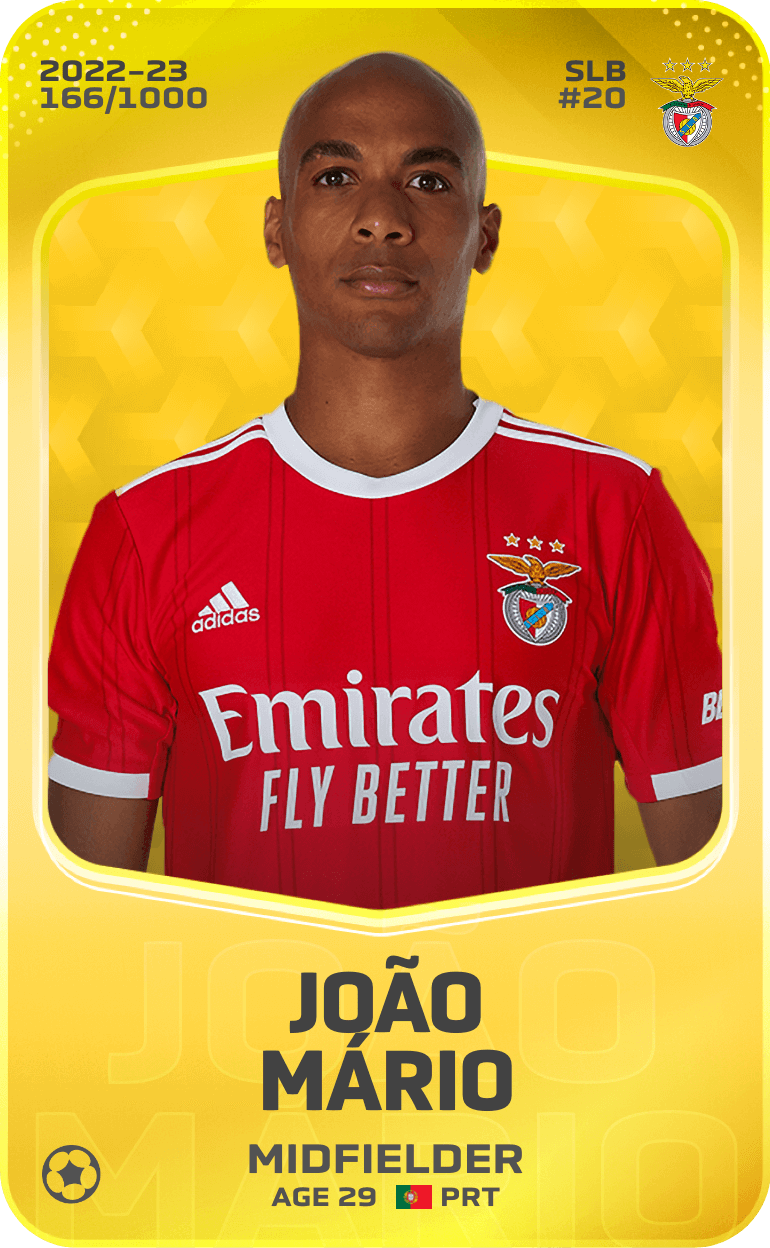 João Mário 2022-23 • Limited 166/1000