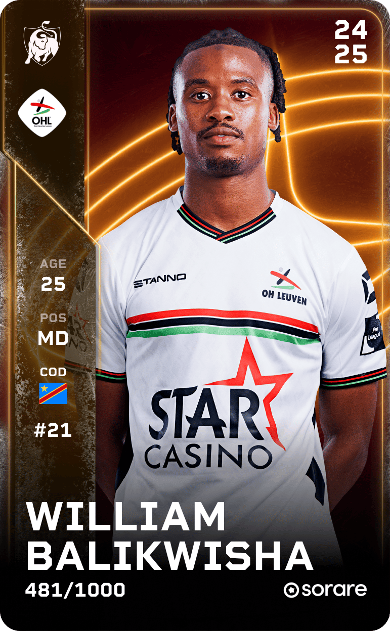 William Balikwisha 2024-25 • Limited 481/1000