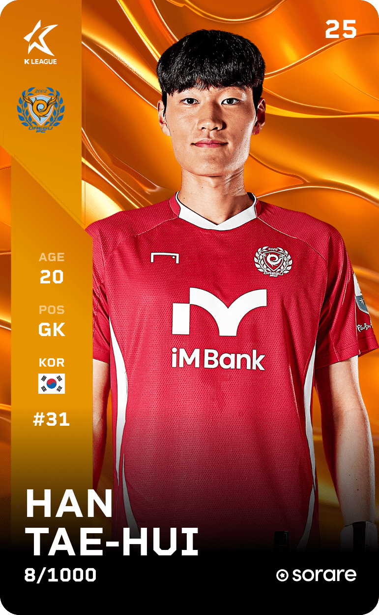 Han Tae-Hee 2025-26 • Limited 8/1000