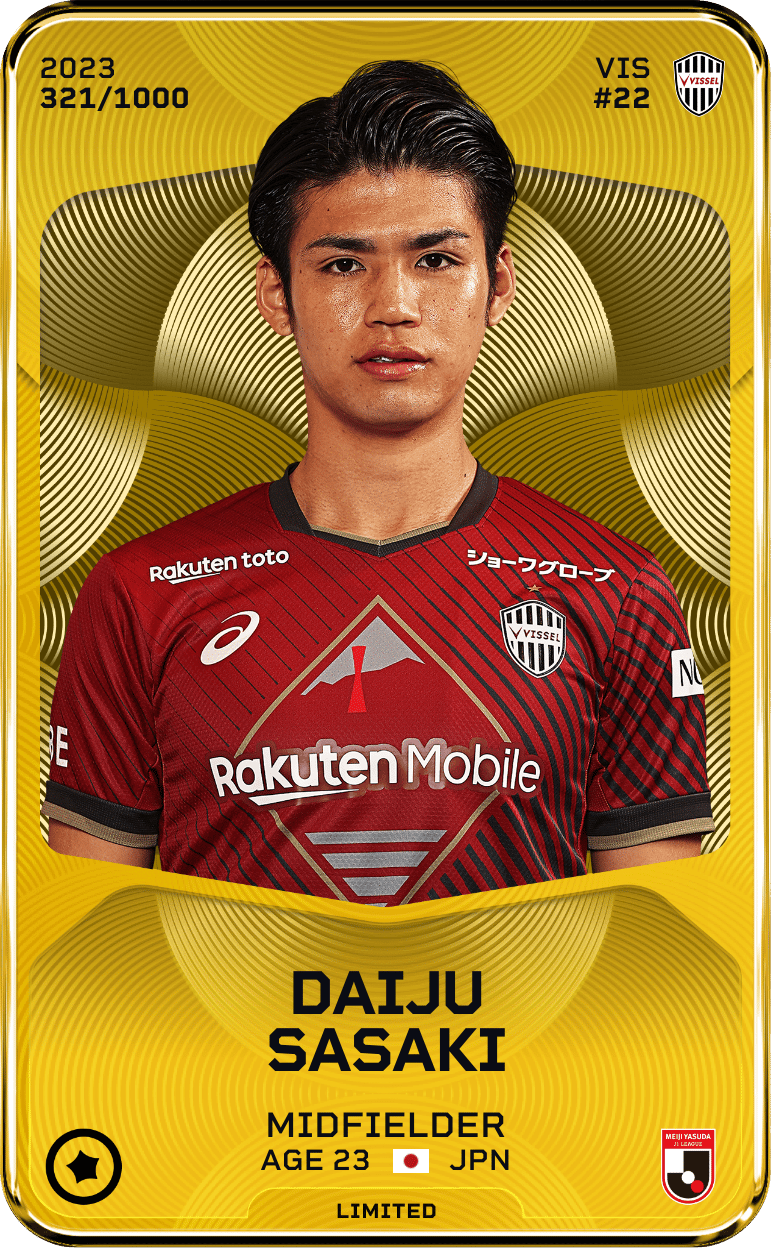 Daiju Sasaki 2023-24 • Limited 321/1000