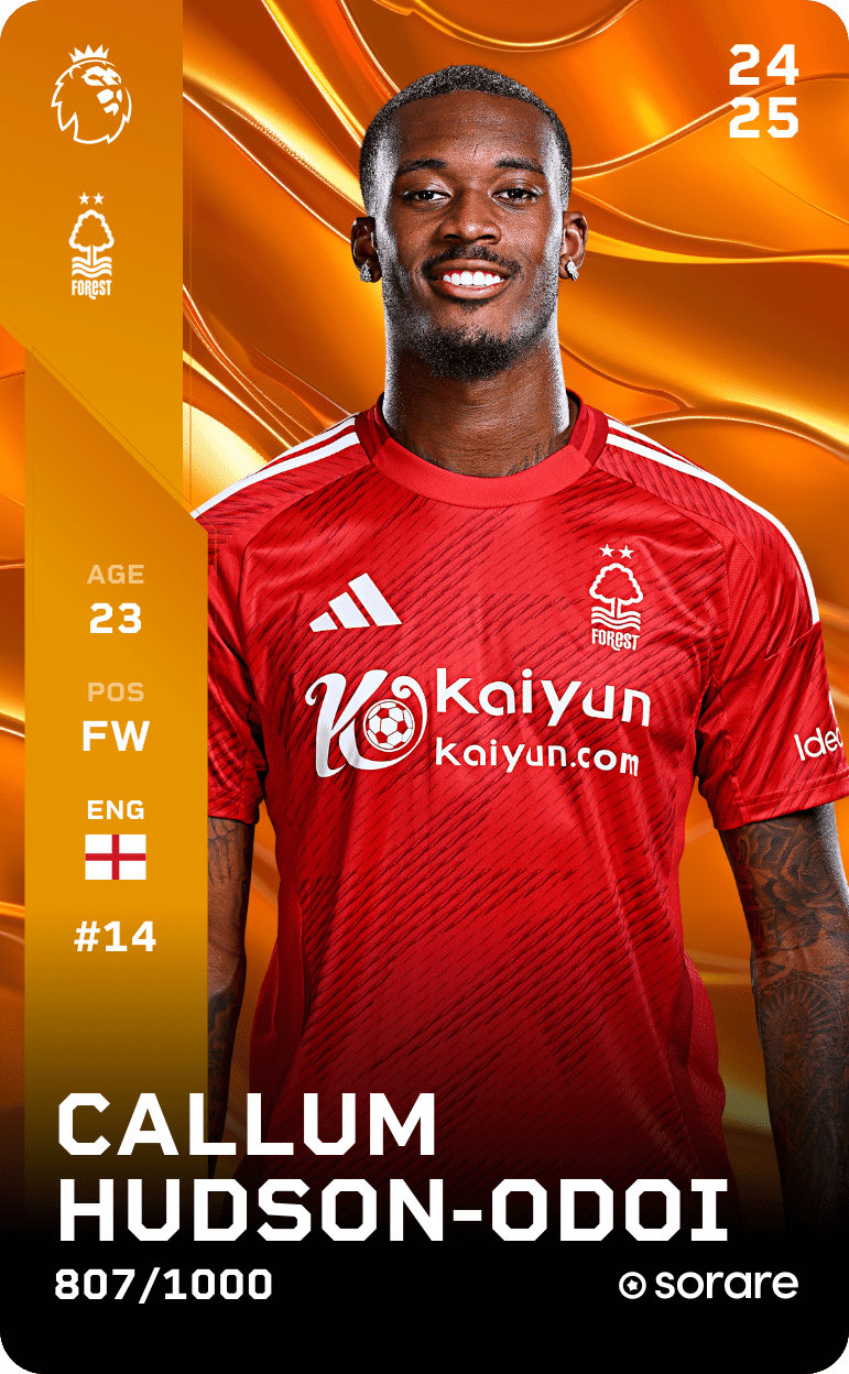 Callum Hudson-Odoi 2024-25 • Limited 807/1000