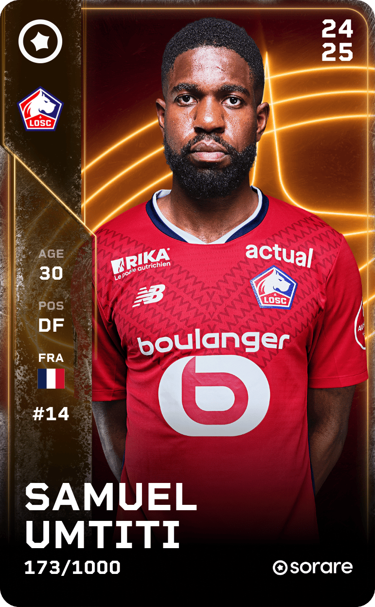 Samuel Umtiti 2024-25 • Limited 173/1000