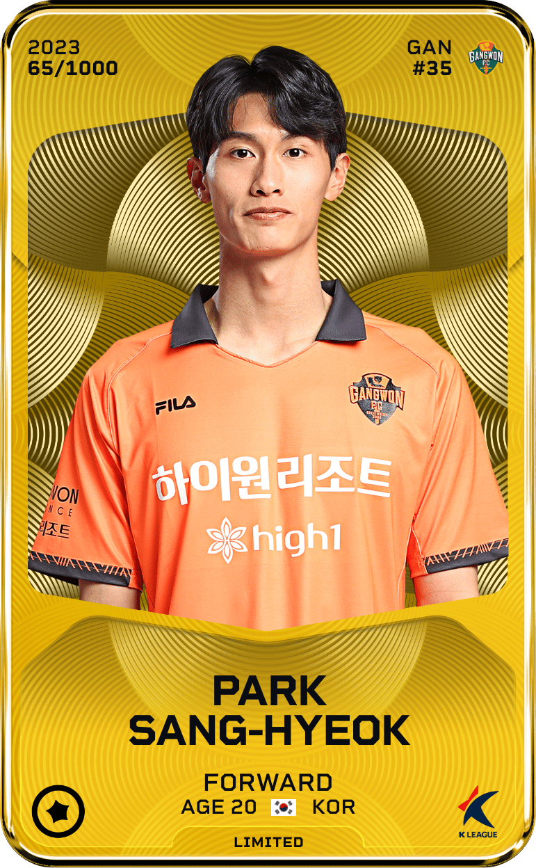 Park Sang-Hyeok 2023-24 • Limited 65/1000