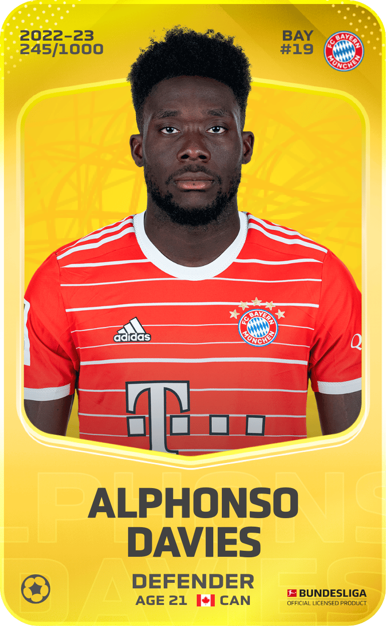 Alphonso Davies 2022-23 • Limited 245/1000