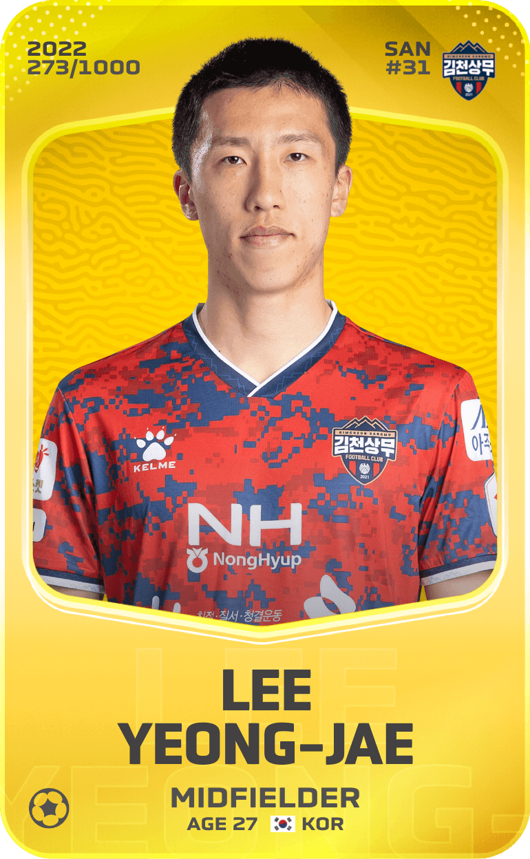 Lee Yeong-Jae 2022-23 • Limited 273/1000