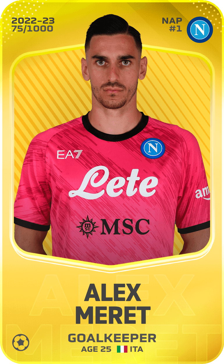 Alex Meret 2022-23 • Limited 75/1000