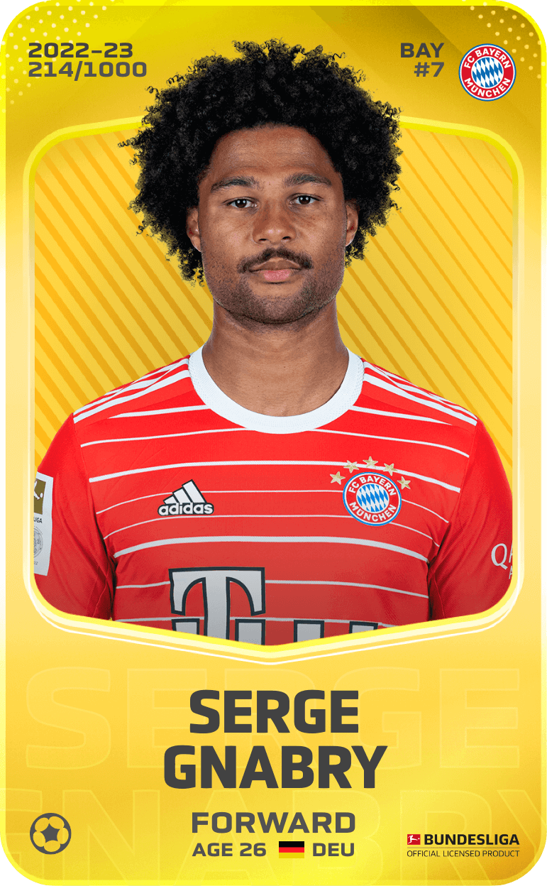 Serge Gnabry 2022-23 • Limited 214/1000