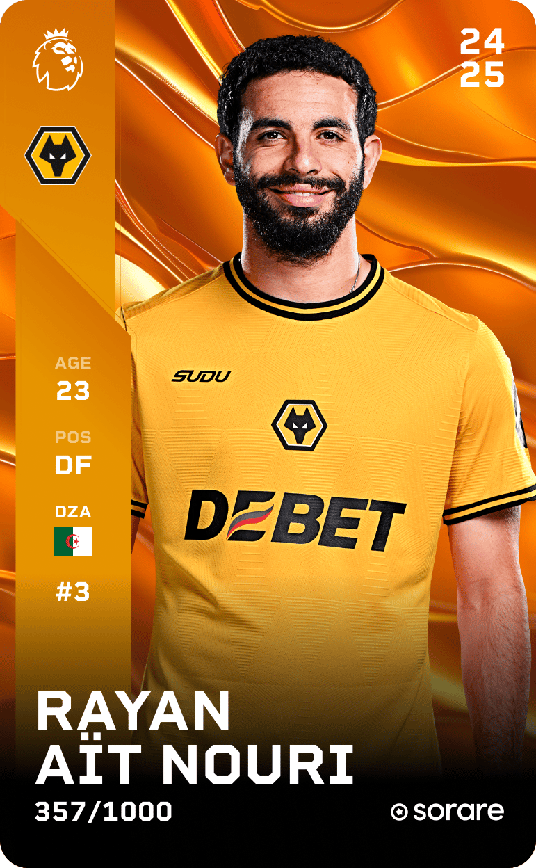 Rayan Aït Nouri 2024-25 • Limited 357/1000