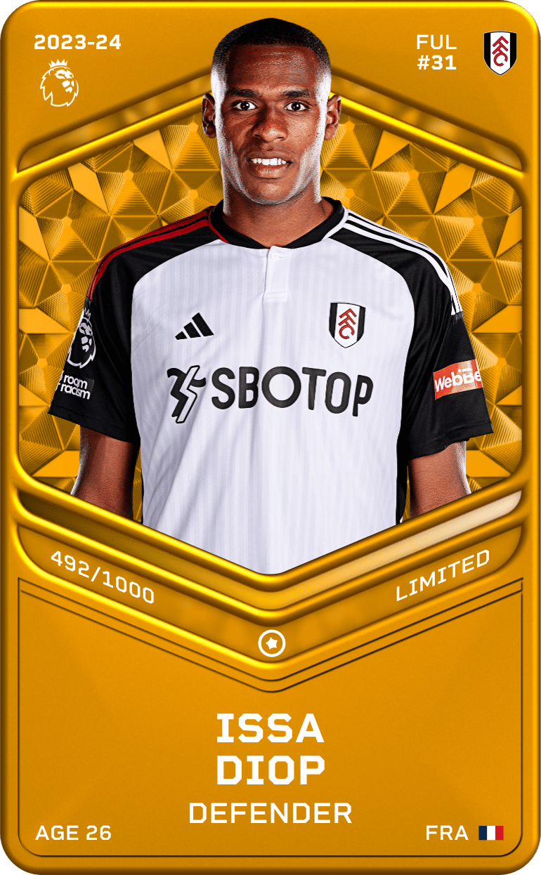 Issa Diop 2023-24 • Limited 492/1000