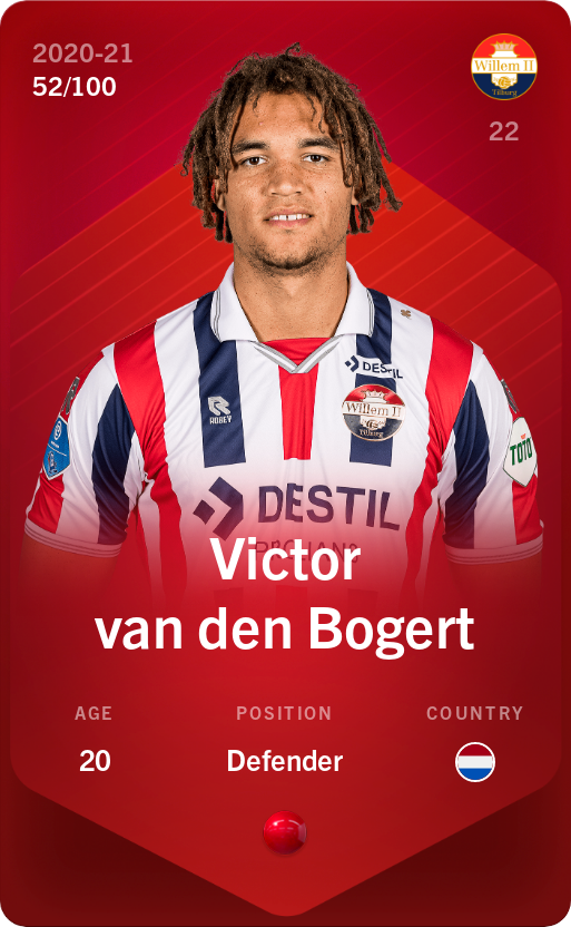 Sorare - Sorare Official - Victor van den Bogert 2020-21 • Rare 52/100 - NFT # 24880213424603291698352228814589596100258133718652274288439843150472004838876
