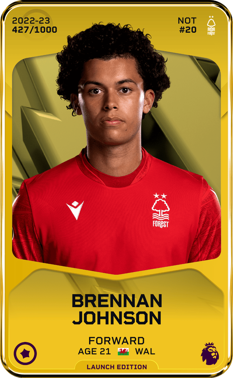 Brennan Johnson 2022-23 • Limited 427/1000