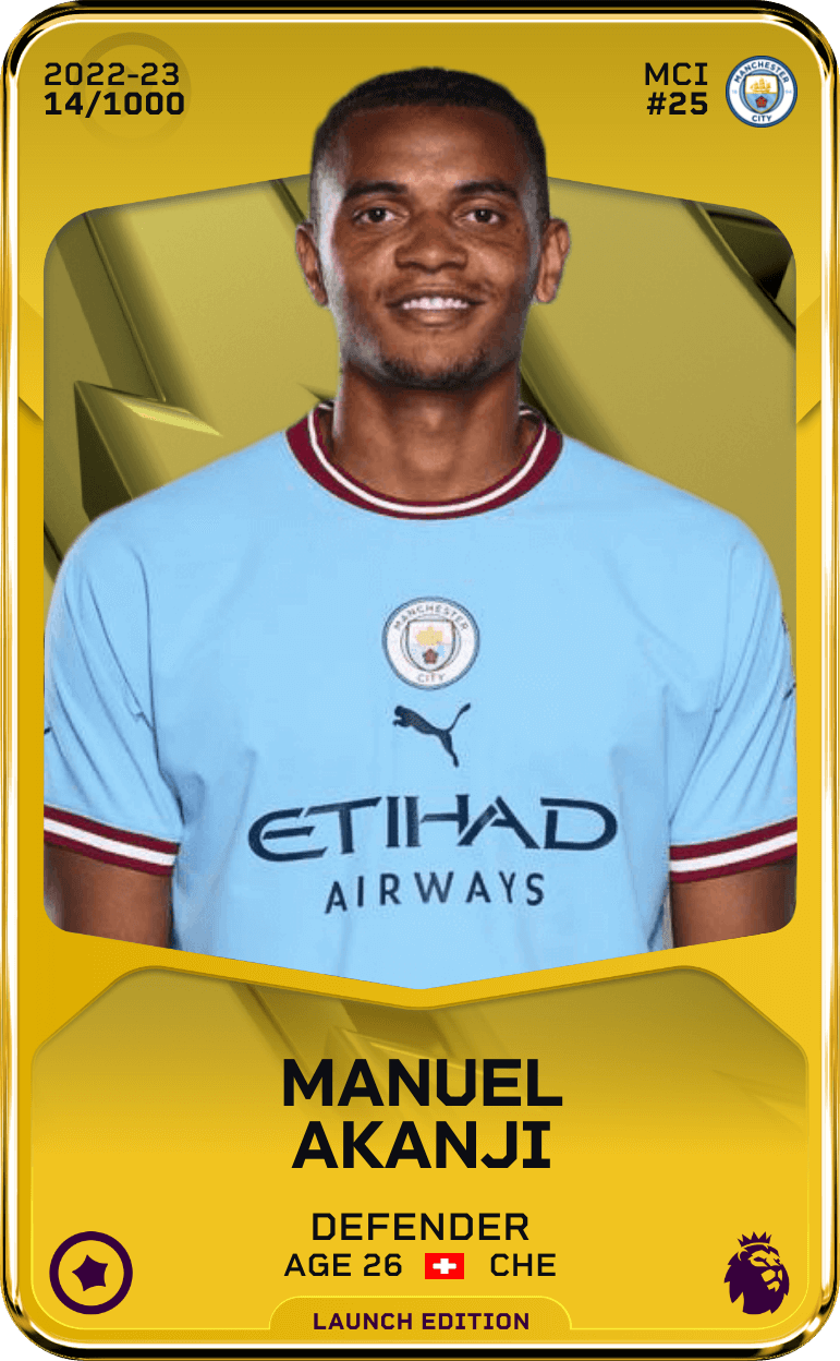 Manuel Akanji 2022-23 • Limited 14/1000