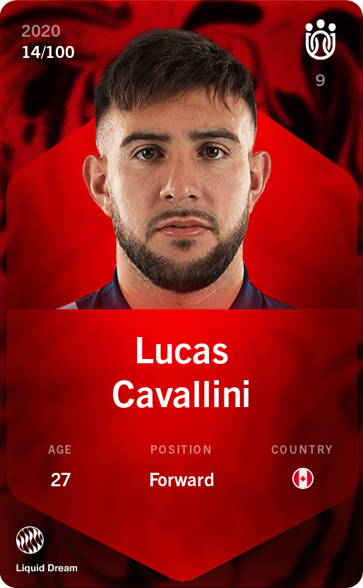 Sorare - Sorare Official - Lucas Cavallini 2020-21 • Rare 14/100 - NFT # 33996365447980347929768437273812914774371411272354238411396452453121769195685