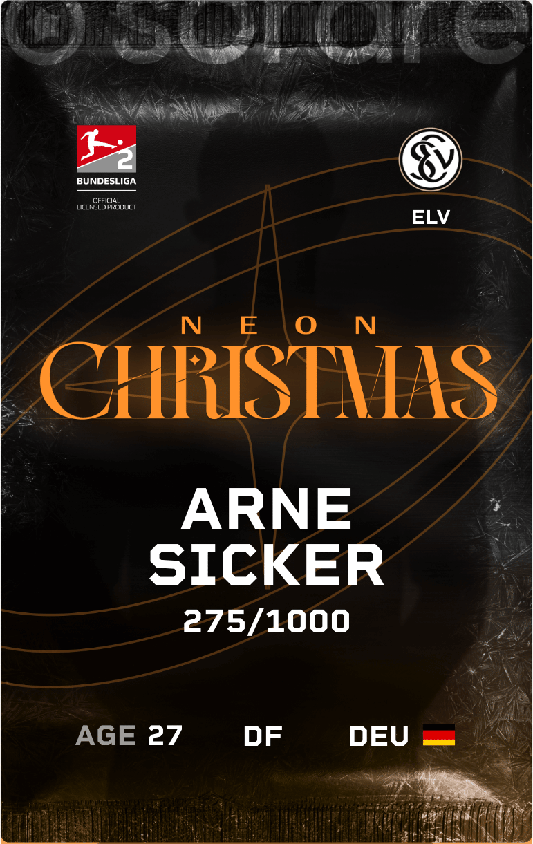 Arne Sicker 2024-25 • Limited 275/1000