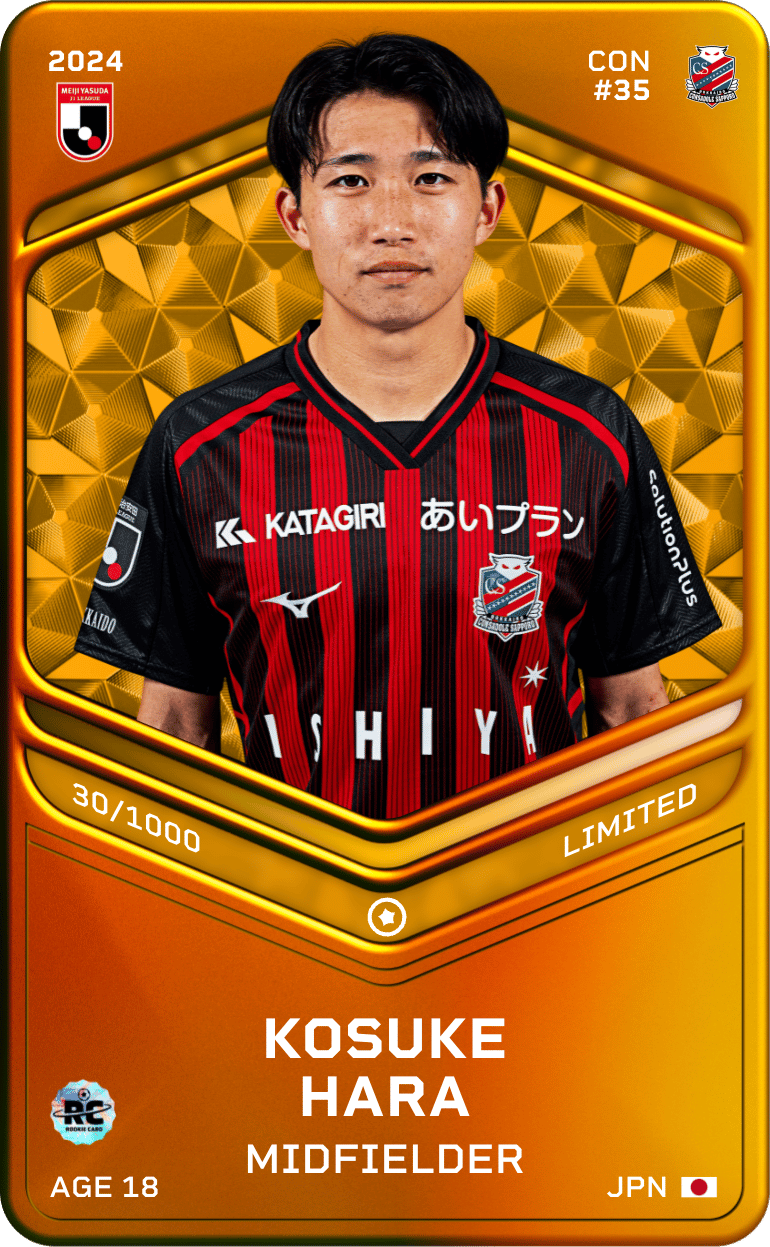 Kosuke Hara 2024-25 • Limited 30/1000