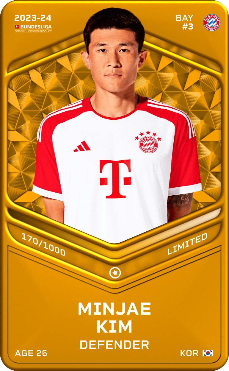 Minjae Kim  2023-24 • Limited 170/1000