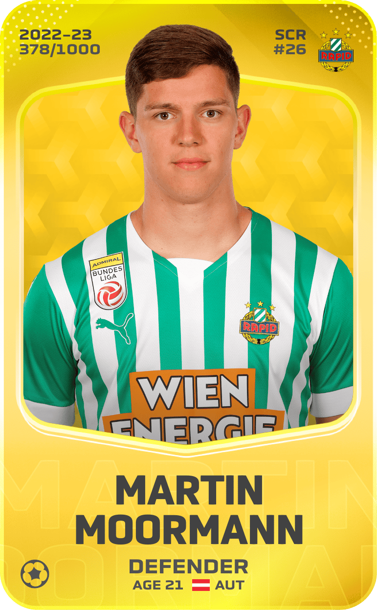 Martin Moormann 2022-23 • Limited 378/1000