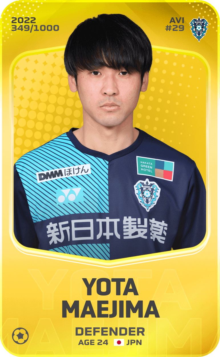 Yota Maejima 2022-23 • Limited 349/1000