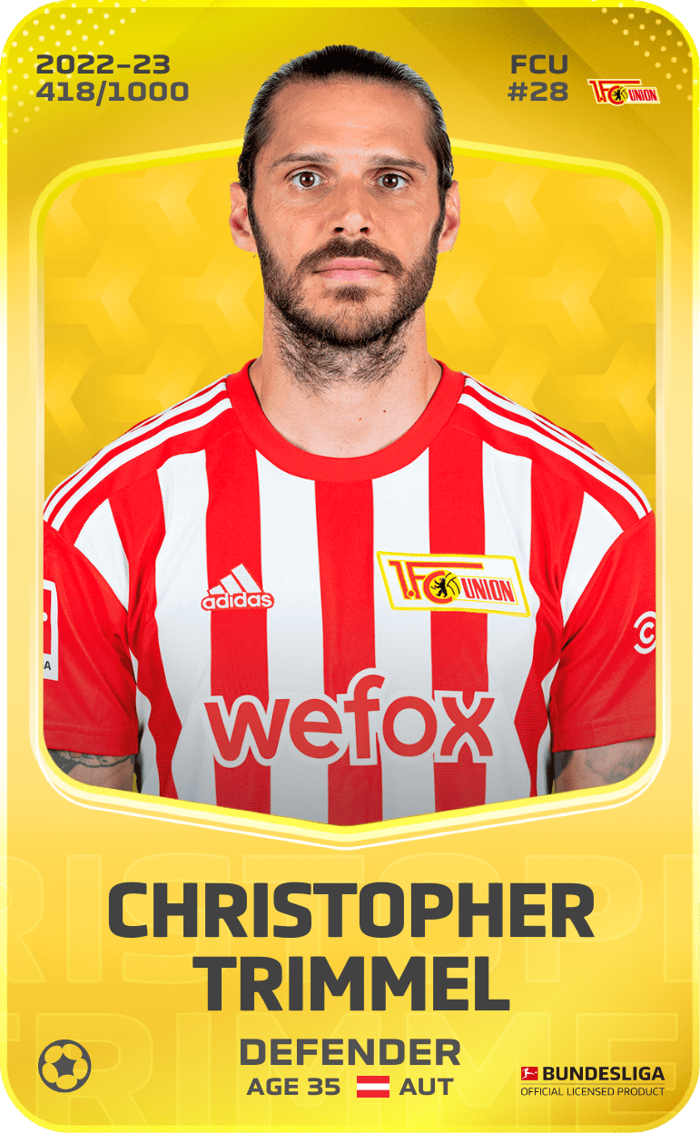 Christopher Trimmel 2022-23 • Limited 418/1000