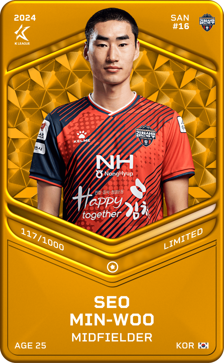 Seo Min-Woo 2024-25 • Limited 117/1000