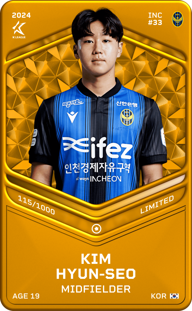 Kim Hyun-Seo 2024-25 • Limited 115/1000