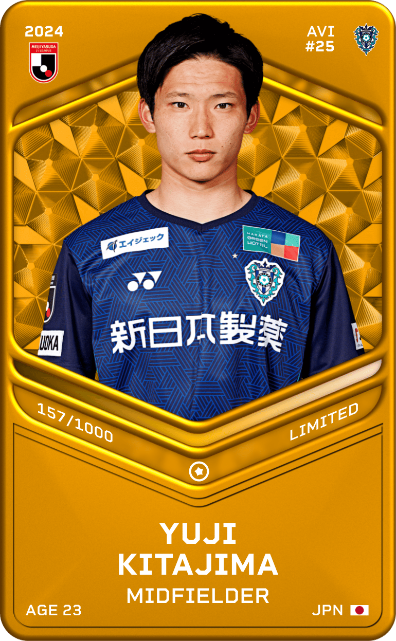 Yuji Kitajima 2024-25 • Limited 157/1000