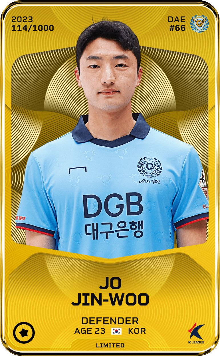Jo Jin-woo 2023-24 • Limited 114/1000