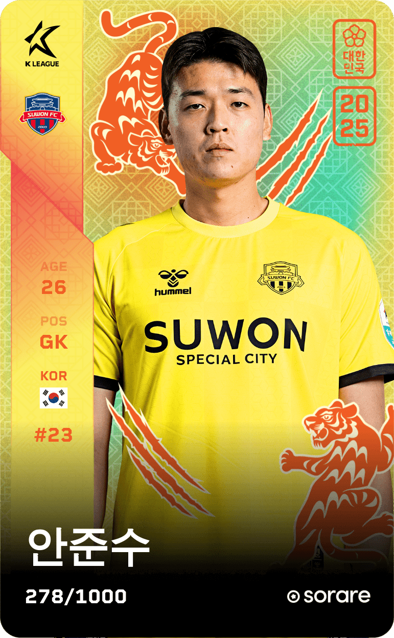 Ahn Joon Soo 2025-26 • Limited 278/1000