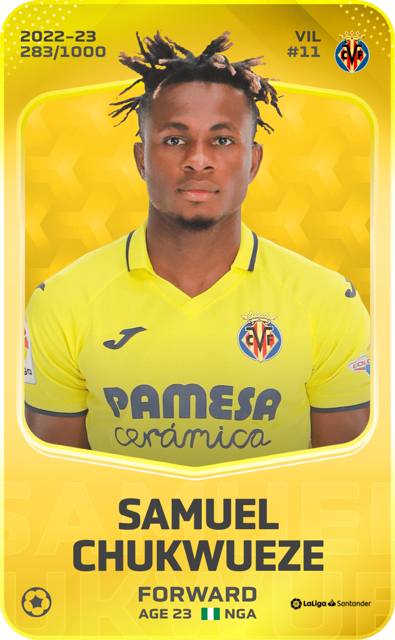 Samuel Chukwueze 2022-23 • Limited 283/1000