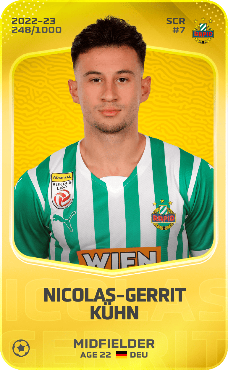 Nicolas-Gerrit Kühn 2022-23 • Limited 248/1000