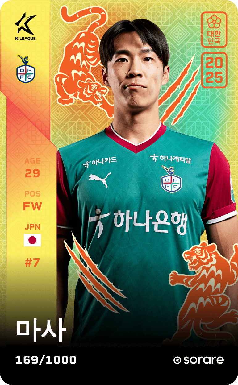 Ishida MASATOSHI 2025-26 • Limited 169/1000