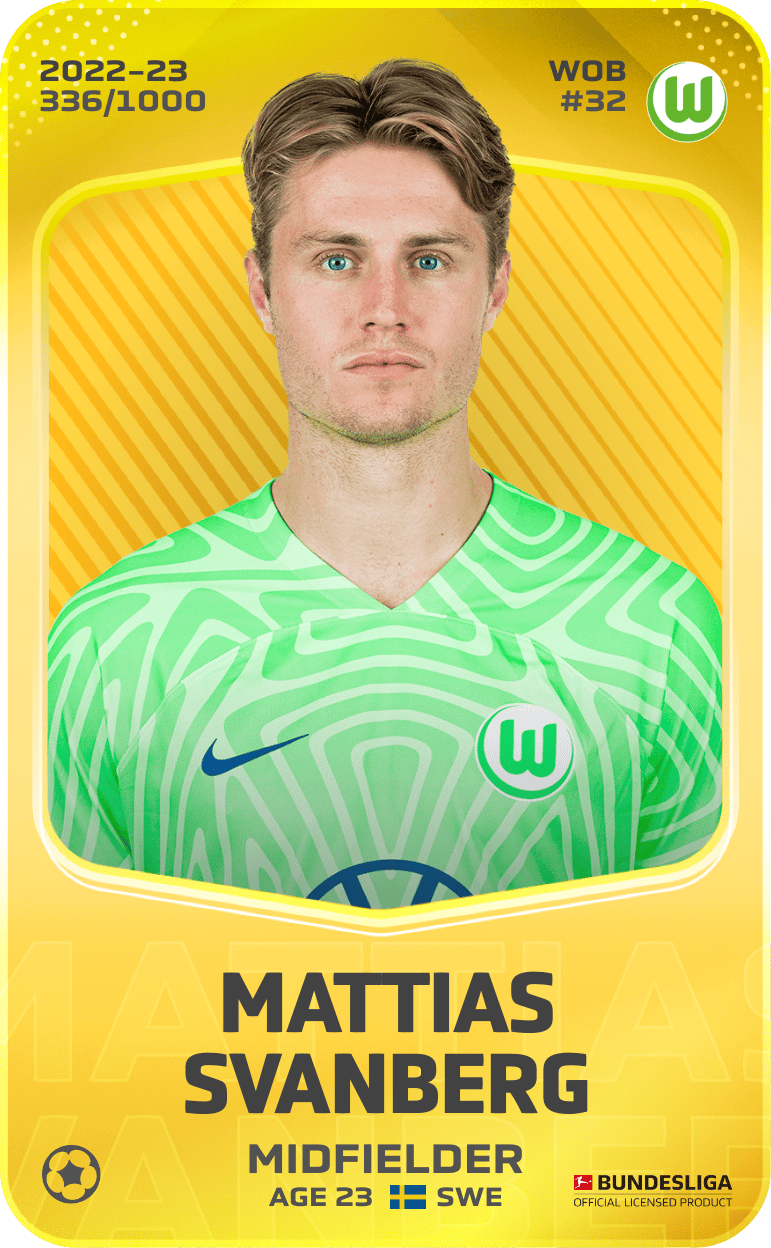 Mattias Svanberg 2022-23 • Limited 336/1000