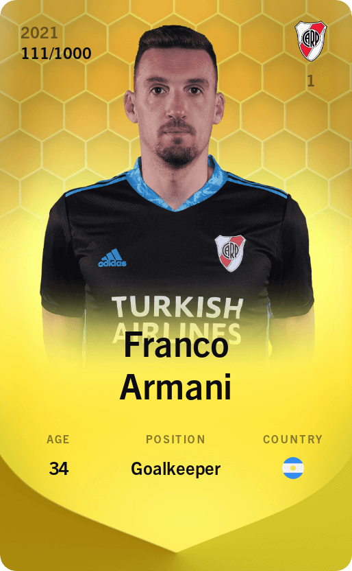 Franco Armani 2021-22 • Limited 111/1000