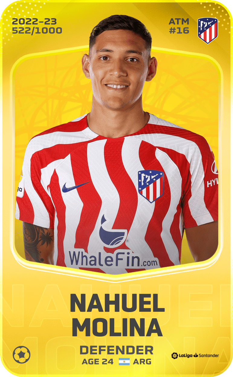 Nahuel Molina 2022-23 • Limited 522/1000
