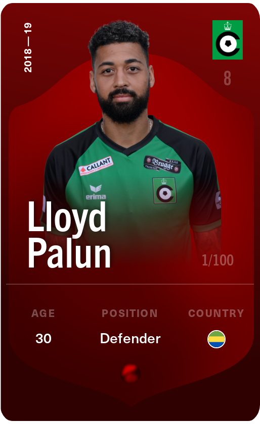 Sorare - Sorare Official - Lloyd Palun 2018-19 • Rare 1/100 - NFT # 104644682553893605269911467296435476076988442521062365562814901604224931275929