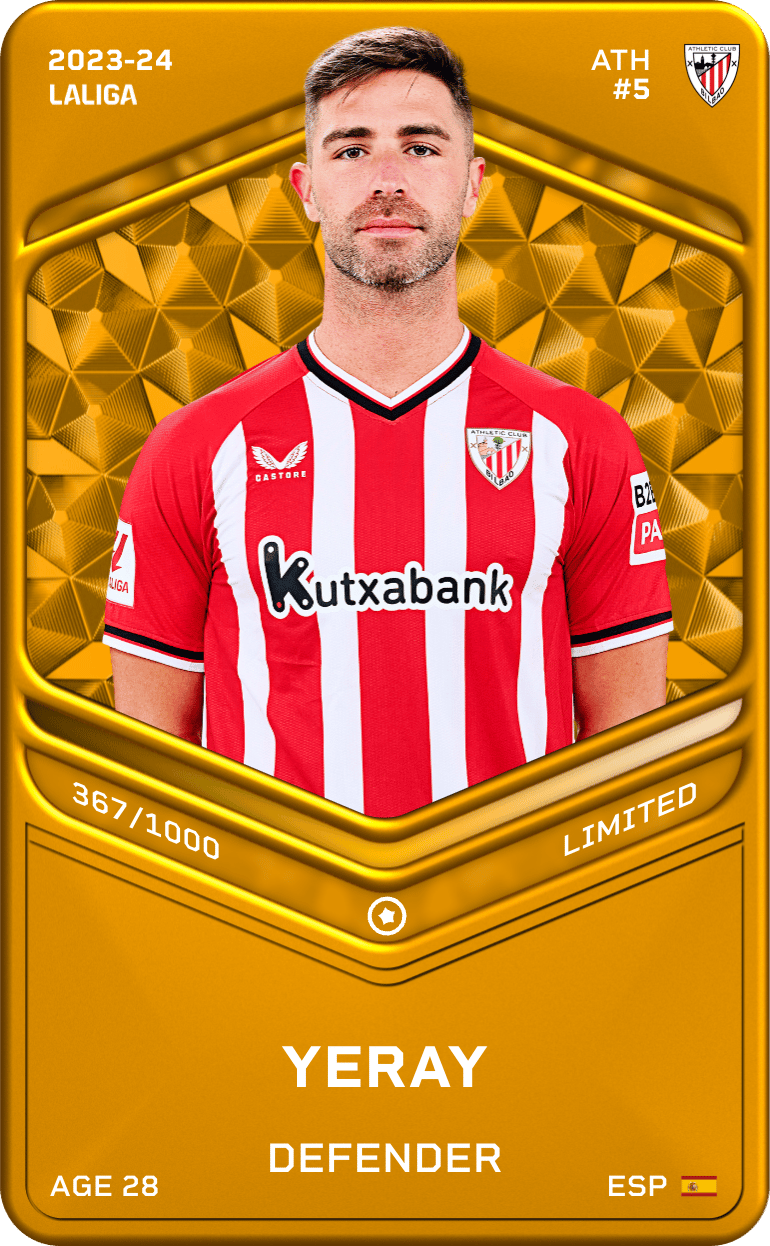 Yeray 2023-24 • Limited 367/1000