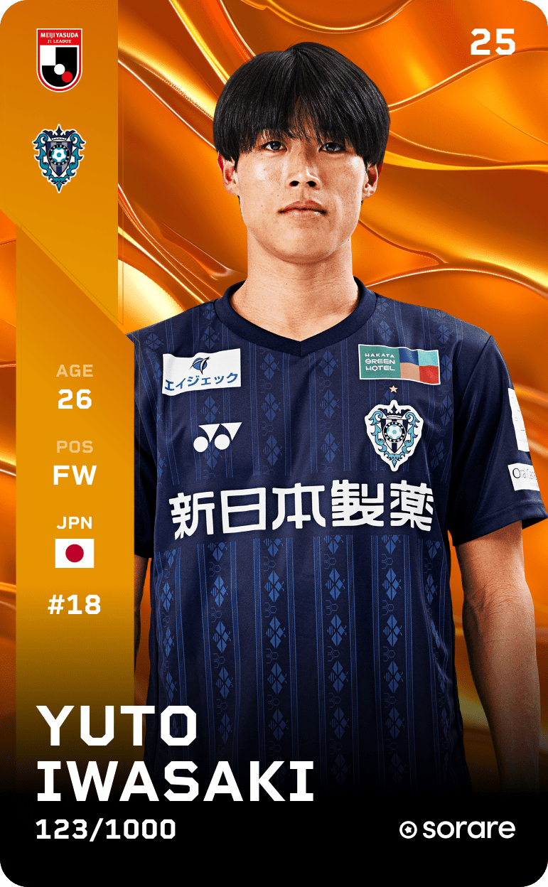 Yuto Iwasaki 2025-26 • Limited 123/1000