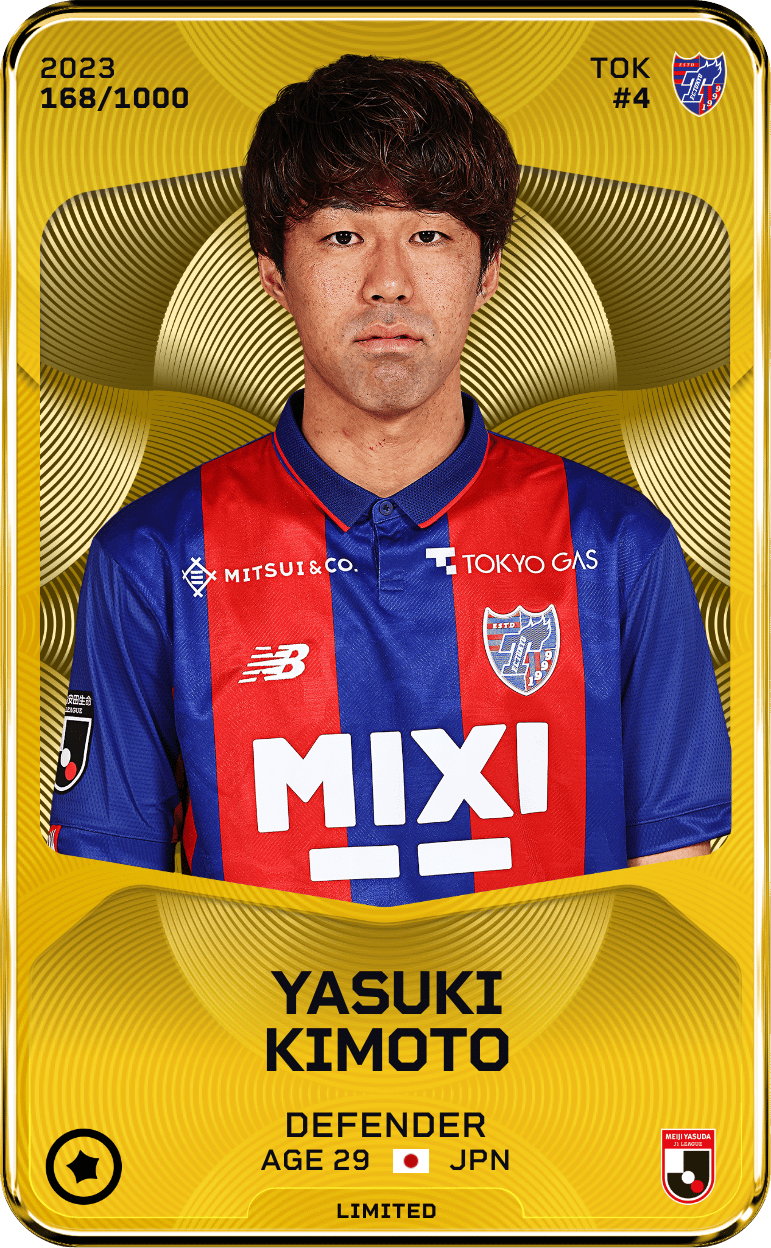 Yasuki Kimoto 2023-24 • Limited 168/1000