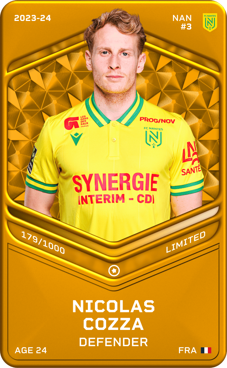 Nicolas Cozza 2023-24 • Limited 179/1000