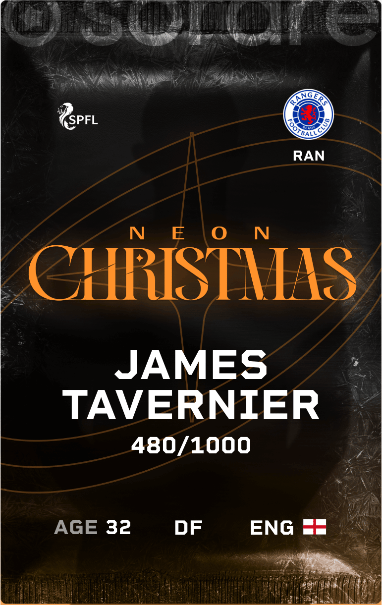 James Tavernier 2024-25 • Limited 480/1000