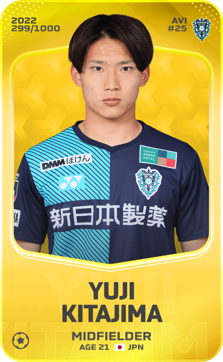 Yuji Kitajima 2022-23 • Limited 299/1000