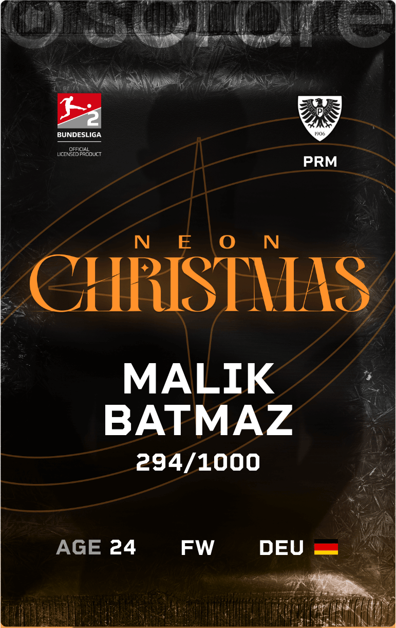 Malik Batmaz 2024-25 • Limited 294/1000
