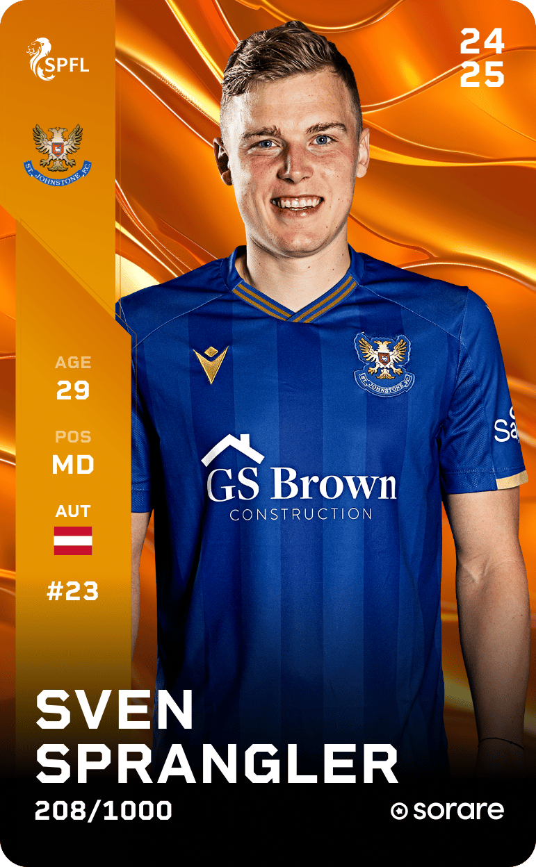 Sven Sprangler 2024-25 • Limited 208/1000