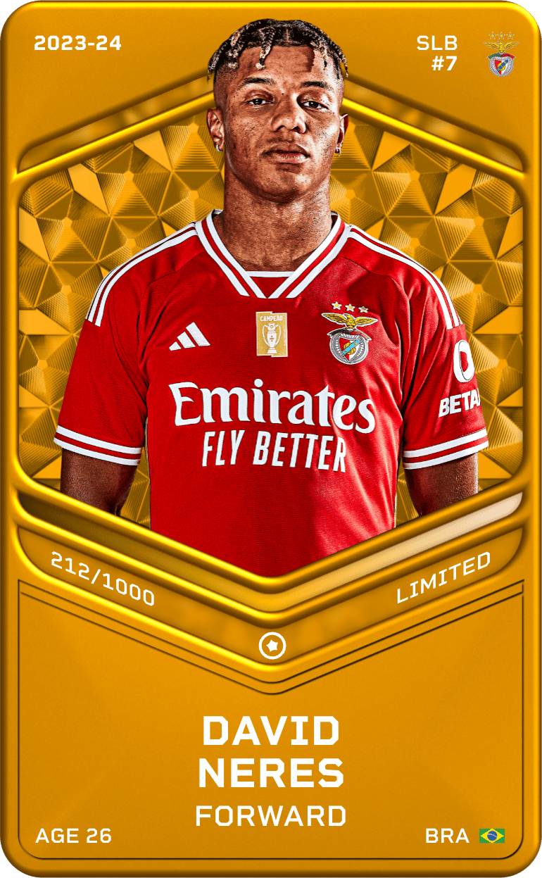 David Neres 2023-24 • Limited 212/1000