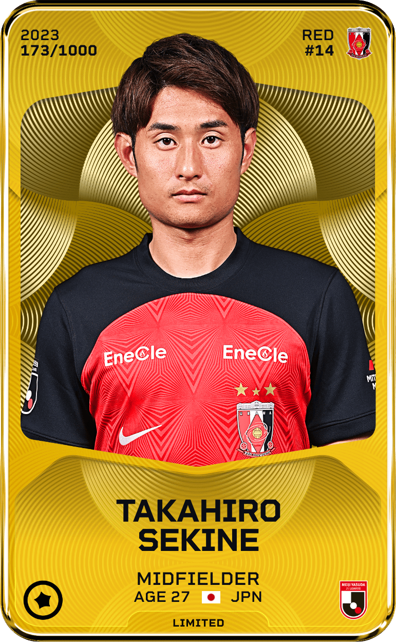 Takahiro Sekine 2023-24 • Limited 173/1000